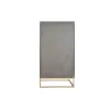 Spintelė DKD Home Decor 70 x 38 x 140 cm Auksinis Medžio Tamsiai pilka