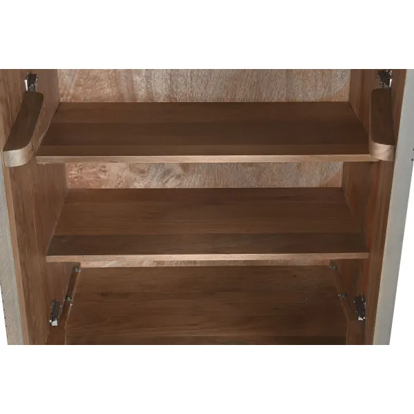 Шкаф DKD Home Decor 70 x 38 x 140 cm Позолоченный Деревянный Темно-серый
