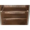 Шкаф DKD Home Decor 70 x 38 x 140 cm Позолоченный Деревянный Темно-серый