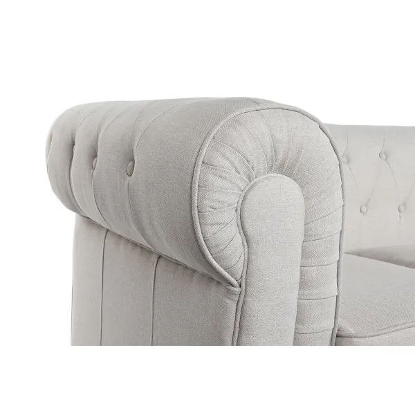 Sofa DKD Home Decor Balta Ruda Kreminė Medžio 209 x 84 x 76 cm