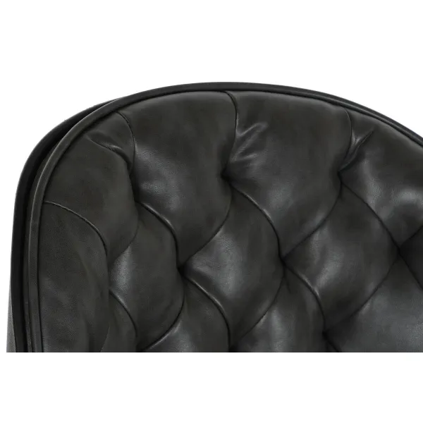 Krēsls DKD Home Decor Melns Tumši pelēks 47,5 x 57,5 x 83 cm