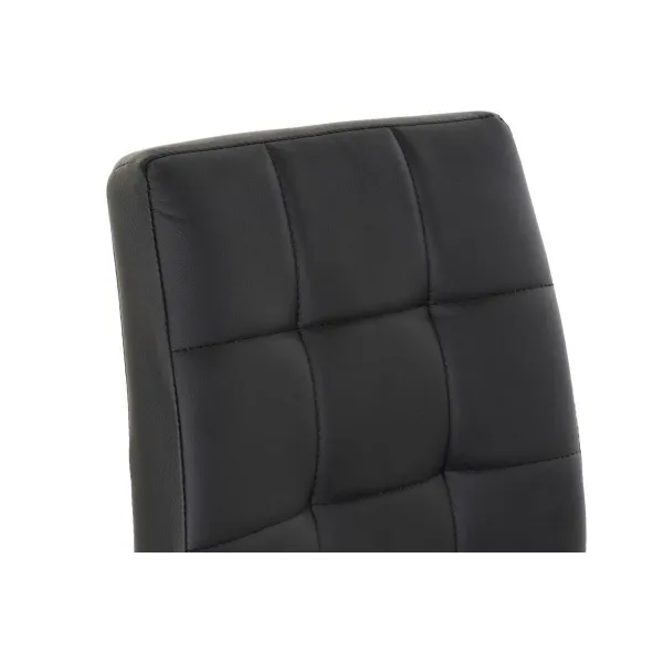 Tuoli DKD Home Decor Musta Tumman harmaa 47,5 x 57,5 x 83 cm