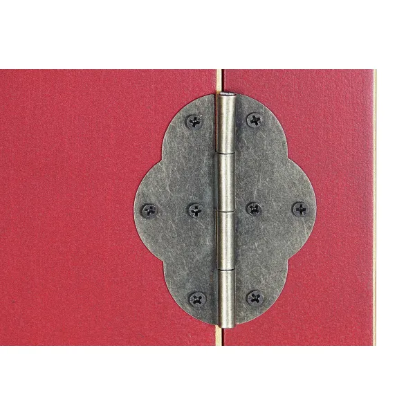 Spintelė DKD Home Decor 85,5 x 50,5 x 186,2 cm Eglė Raudona Medžio MDF