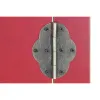Kaappi DKD Home Decor 85,5 x 50,5 x 186,2 cm Kuusi Punainen Puu MDF