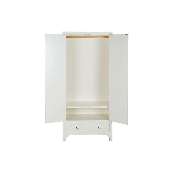 Sivupöytä DKD Home Decor Valkoinen Kuusi Puu MDF 85,5 x 50,5 x 186,2 cm