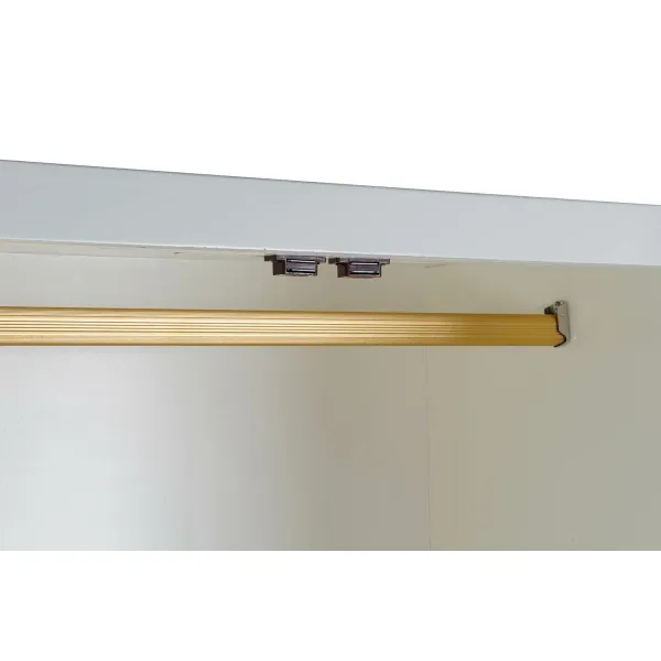 Sivupöytä DKD Home Decor Valkoinen Kuusi Puu MDF 85,5 x 50,5 x 186,2 cm