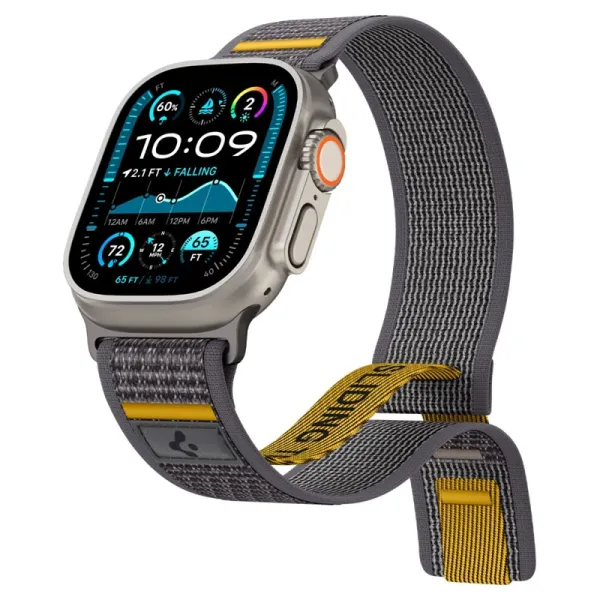 Spigen Athlex Air - Strap for Apple Watch 44/45/46/49 mm (Active Gray)