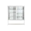 Lentyna DKD Home Decor Balta Juoda Metalinis Mango mediena 170 x 45 x 200 cm