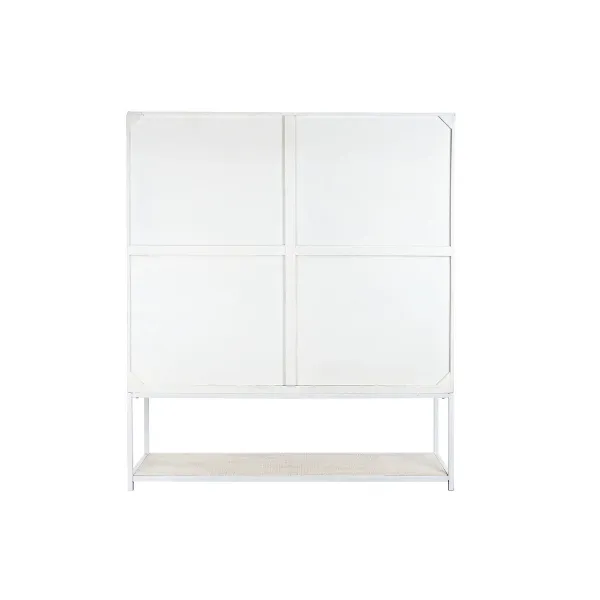 Полка DKD Home Decor Белый Чёрный Металл Древесина манго 170 x 45 x 200 cm
