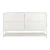 Bufete DKD Home Decor Balts Metāls Mango koks 170 x 45 x 100 cm