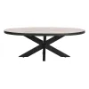 Centrālais galds DKD Home Decor Dabisks Metāls Mango koks 130 x 70 x 45 cm