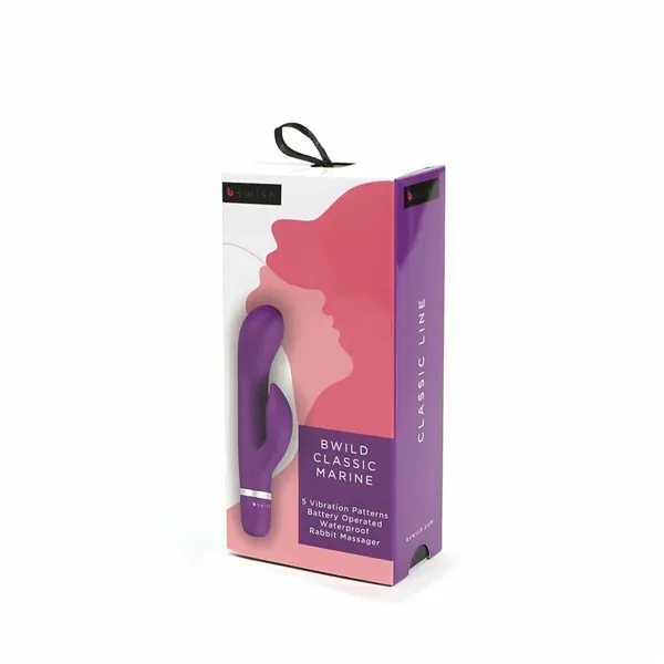 Bwild Classic Marine Rabbit Vibrator B Swish Purple