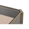 Centrinis stalas DKD Home Decor 102 x 62 x 53 cm Stiklas Metalinis Aliuminis