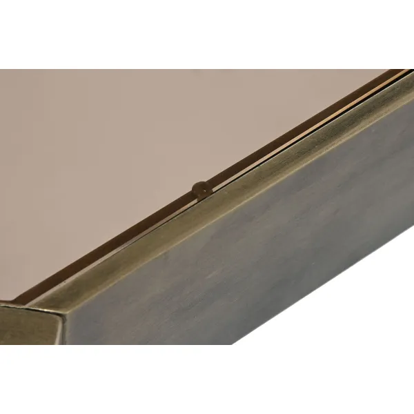 Olohuoneen pöytä DKD Home Decor 102 x 62 x 53 cm Kristalli Metalli Alumiini