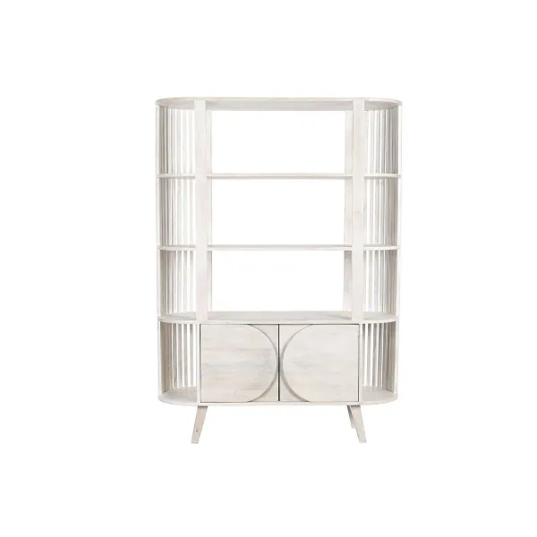 Plaukti DKD Home Decor Balts Mango koks 116 x 40 x 160 cm (1)