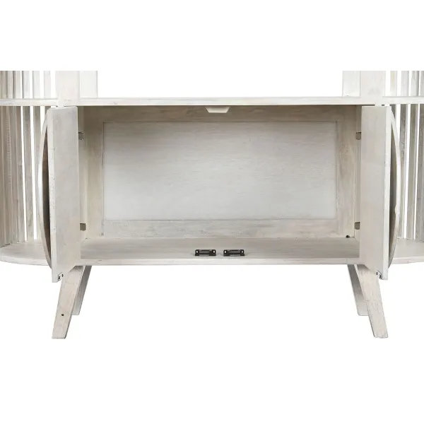 Hyllyt DKD Home Decor Valkoinen Mangopuu 116 x 40 x 160 cm (1)
