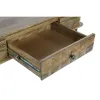 Centrinis stalas DKD Home Decor 116 x 60 x 46 cm Metalinis Aliuminis Mango mediena