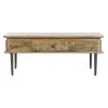 Olohuoneen pöytä DKD Home Decor 116 x 60 x 46 cm Metalli Alumiini Mangopuu