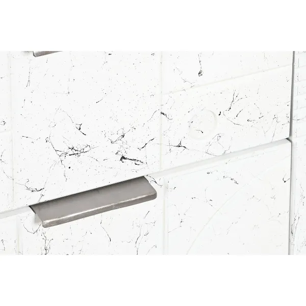 Sivupöytä DKD Home Decor Valkoinen Tummanruskea Mangopuu 150 x 43 x 80 cm