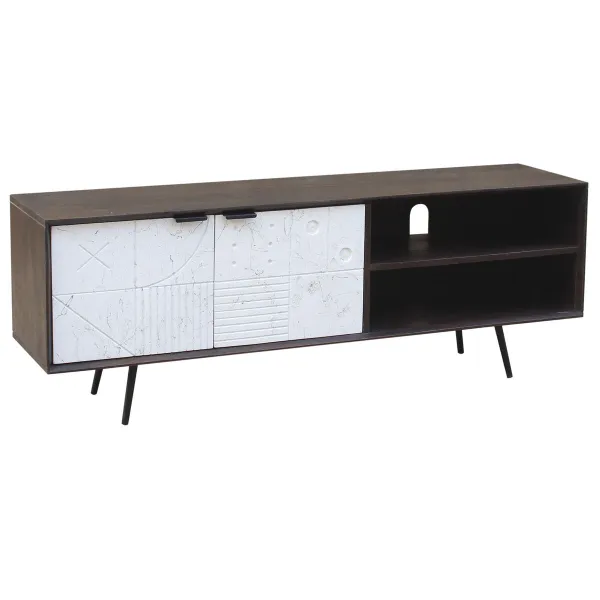 TV mēbeles DKD Home Decor Tumši brūns 140 x 35 x 50 cm Mango koks