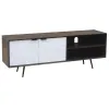 TV-kalusteet DKD Home Decor Tummanruskea 140 x 35 x 50 cm Mangopuu