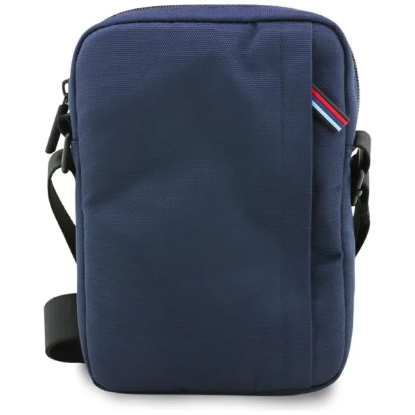BMW Nylon Pockets & Metal Logo - 8" Tablet Bag (Navy Blue)