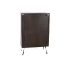Lipasto DKD Home Decor 70 x 40 x 105 cm Valkoinen Tummanruskea Mangopuu