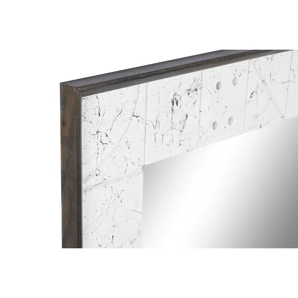 Настенное зеркало DKD Home Decor Белый современный 130 x 4 x 70 cm