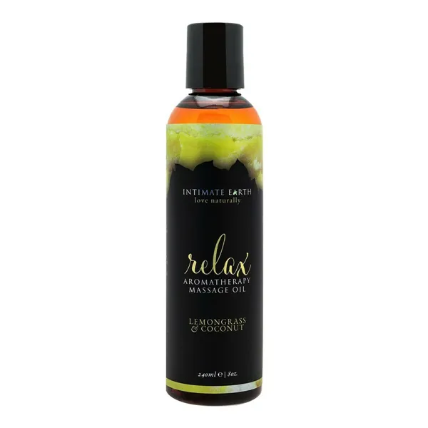 Massage Oil Relax 240 ml Intimate Earth Citric Sweet