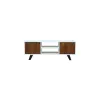TV furniture DKD Home Decor White 135 x 35 x 40 cm Metal Mango wood