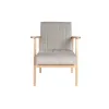 Nojatuoli DKD Home Decor 63 x 68 x 81 cm Luonnollinen Harmaa Beige Mäntypuu
