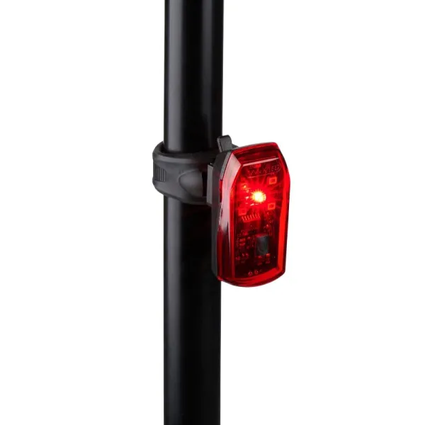 Dunlop - Rear bike light with 5 LEDs and STOP function K-Mark