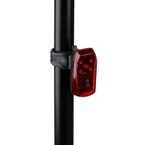 Dunlop - Rear bike light with 5 LEDs and STOP function K-Mark
