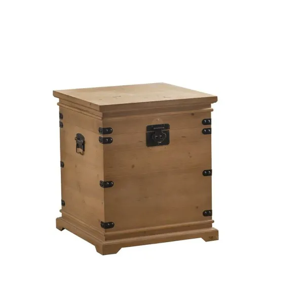 Dėžių rinkinys DKD Home Decor Metalinis Eglė Eglės mediena Rytietiškas 50 x 50 x 61 cm 48 x 48 x 61 cm 50 x 50 x 60 cm (2 vnt.) 