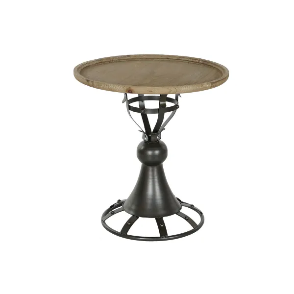 Вспомогательный стол DKD Home Decor Ель Чёрный Металл 60 x 60 x 63,5 cm
