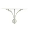 Mazs galdiņš DKD Home Decor 81 x 81 x 81,5 cm Metāls Balts