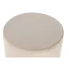 Footrest DKD Home Decor Beige Burgundy Velvet 40 x 40 x 42 cm (2 Units)