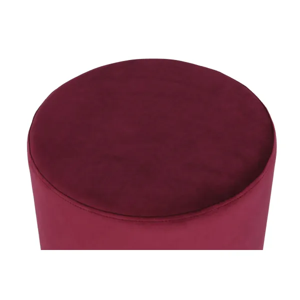 Atrama pėdoms DKD Home Decor Rusvai gelsva Bordo Aksomas 40 x 40 x 42 cm (2 vnt.)