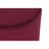 Footrest DKD Home Decor Beige Burgundy Velvet 40 x 40 x 42 cm (2 Units)