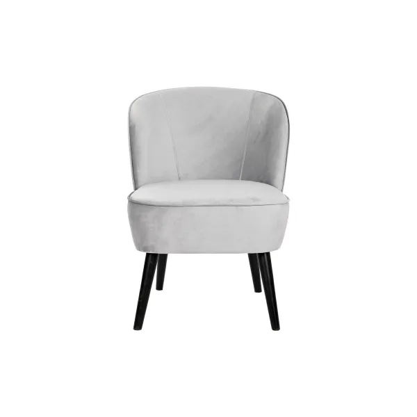 Nojatuoli DKD Home Decor Musta Harmaa Puu 59 x 66 x 76 cm