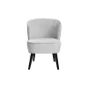 Armchair DKD Home Decor Black Grey Wood 59 x 66 x 76 cm
