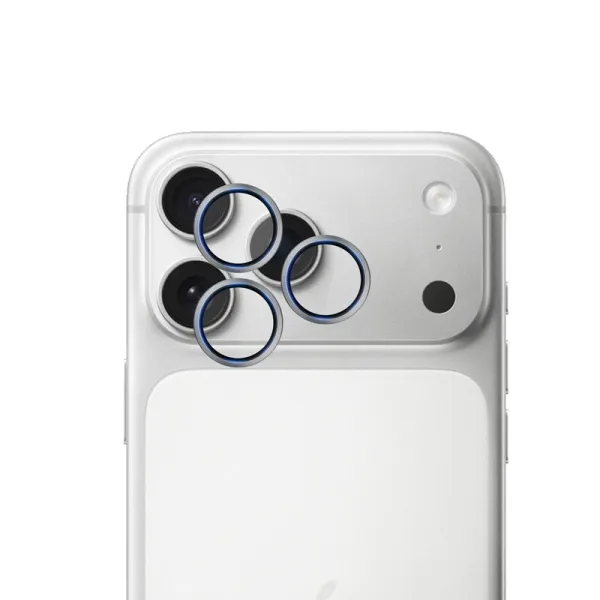 3mk HARDY Lens Protection Pro - Camera Lens Glass for iPhone 17 Pro / iPhone 17 Pro Max (Titanium Gray)