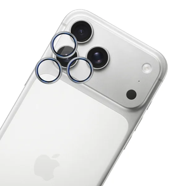 3mk HARDY Lens Protection Pro - Camera Lens Glass for iPhone 17 Pro / iPhone 17 Pro Max (Titanium Gray)