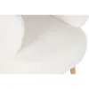 Nojatuoli DKD Home Decor Valkoinen Luonnollinen Puu 70 x 70 x 80 cm
