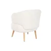 Nojatuoli DKD Home Decor Valkoinen Luonnollinen Puu 70 x 70 x 80 cm