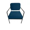 Nojatuoli DKD Home Decor Sininen Metalli 62 x 76 x 76 cm 55,5 x 72 x 71 cm