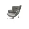 Fotelis DKD Home Decor Pilka Metalinis 67 x 81 x 87 cm