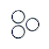 3mk HARDY Lens Protection Pro - Camera Lens Glass for iPhone 17 Pro / iPhone 17 Pro Max (Titanium Gray)