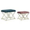 Taburetė DKD Home Decor 62 x 42 x 47 cm Metalinis