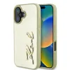 Karl Lagerfeld Metal Signature - Case for iPhone 16 (gold)
